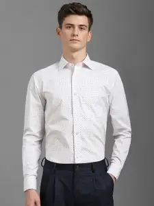 Louis Philippe Men Classic Opaque Printed Formal Shirt