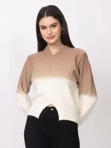 Lory Women Round Neck Woollen Pullover