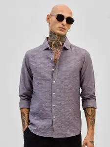 Snitch Men Smart Slim Fit Casual Shirt