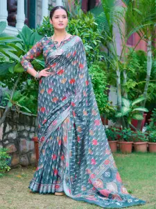 Anouk Floral Printed Saree
