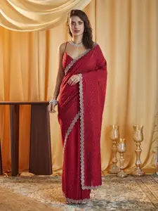 kasee Women Embellished Beads and Stones Saree