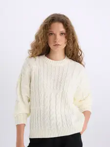 DeFacto Women Cable Knit Pullover