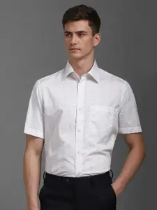 Louis Philippe Men Classic Opaque Printed Formal Shirt