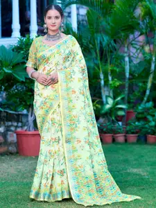 Anouk Floral Printed Woven Design Saree
