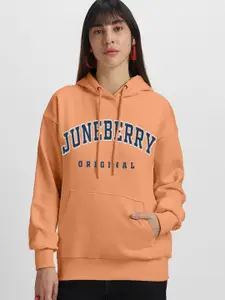 JUNEBERRY Women Hooded Pullover Sweatshirt