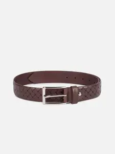 Van Heusen Men Textured Leather Belt