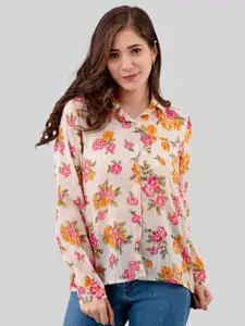 all about you Women Floral Printed Shirt Style Top