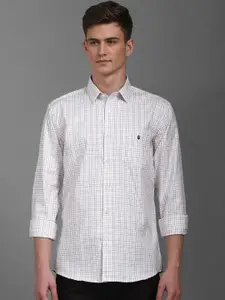 Louis Philippe Sport Men Slim Fit Opaque Checked Casual Shirt