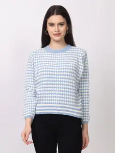 Lory Women Printed Winter Woollen Pullover