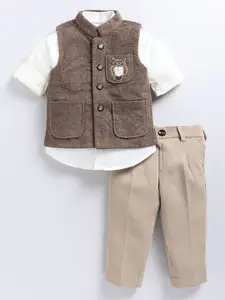LITTLE COLLARS Boys Shirt with Trousers
