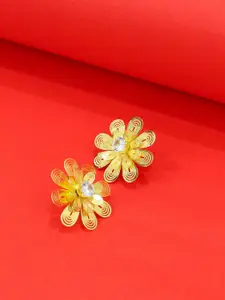 VAGHBHATT Floral Studs Earrings
