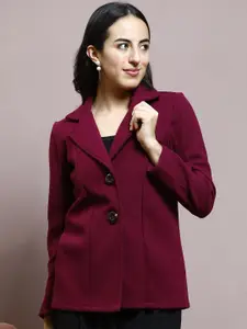 Athena Notched Lapel Single-Breasted Blazer