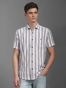 Louis Philippe Jeans Men Slim Fit Opaque Striped Casual Shirt