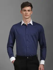 Louis Philippe Men Classic Opaque Striped Formal Shirt