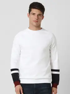 Peter England Casuals Men Colourblocked Sweatshirt