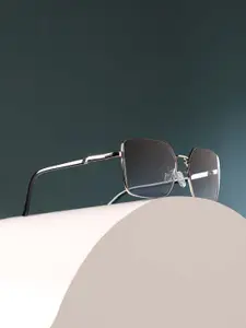 HAUTE SAUCE by  Campus Sutra HAUTE SAUCE by Campus Sutra Women Rectangle Sunglasses With Polarised Lens AW24_HSSG2626