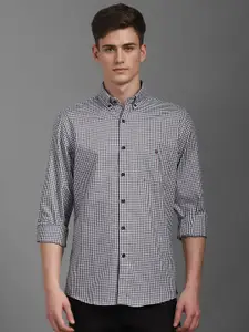 Louis Philippe Sport Men Slim Fit Opaque Checked Casual Shirt