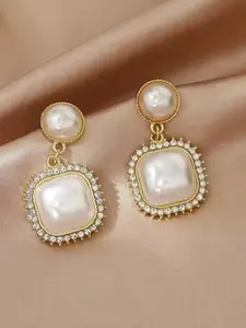 SUBHAGALANKAR Square Drop Earrings