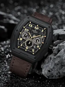 Naviforce Men Dial & Leather Straps Analogue Chronograph Watch NF8053_B Y DBN