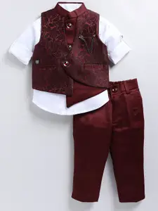 LITTLE COLLARS Boys Shirt with Trousers