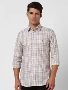 Van Heusen Sport Men Slim Fit Opaque Checked Casual Shirt