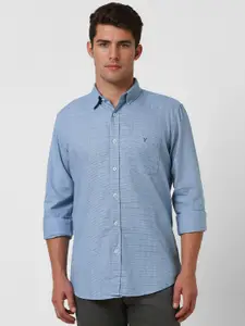 Van Heusen Sport Men Slim Fit Opaque Checked Casual Shirt