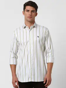 Van Heusen Sport Men Slim Fit Opaque Striped Casual Shirt