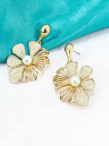 KRENOZ Floral Drop Earrings