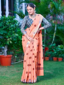 Anouk Polka Dot Printed Saree