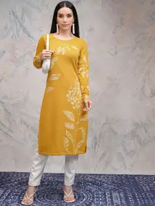 Vishudh Women Ethnic Motifs Printed Floral Kurta