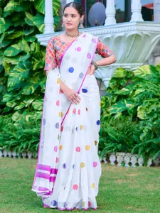 Anouk Polka Dot Saree