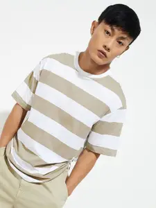MAX URB_N Men Striped T-shirt