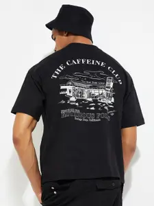 MAX URB_N Men Oversized Back Printed T-shirt