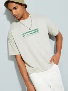MAX URB_N Men Typographic Printed T-shirt