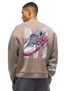 SONIBROS Men Printed Sweatshirt