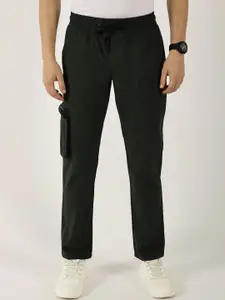 Thomas Scott Men Smart Fit Mid-Rise Cotton Cargos Trousers