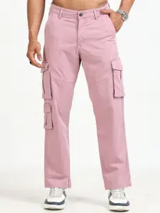 NEVER NEUD Men Relaxed Vintage Cargos Trousers