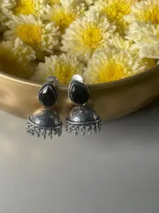 Niska Artificial Stones Studded Contemporary Jhumkas