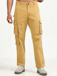 NEVER NEUD Men Relaxed Vintage Cargos Trousers
