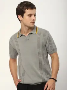 Beyoung Men Polo Collar Pockets T-shirt