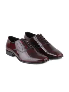 Red Chief Men Square Toe Leather Formal Oxfords