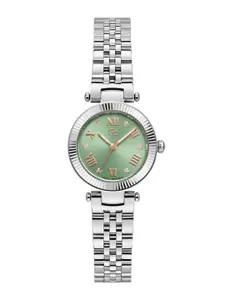 GC Women Brass Dial & Stainless Steel Bracelet Style Straps Analogue Watch Z02007L9MF