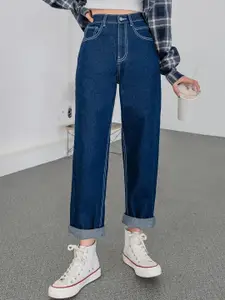 Kotty Women High-Rise Straight Fit Stretchable Jeans