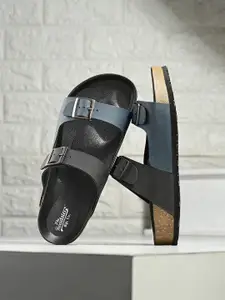 The Roadster Lifestyle Co Men Dual Fusion Casual Comfort Sandals With Buckle