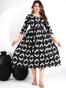 KIAARON Women Geometric Printed Maternity Kurta