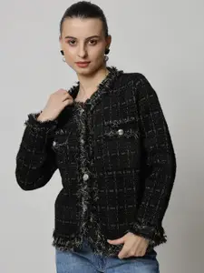 Ziva Fashion Women Woollen Blazer