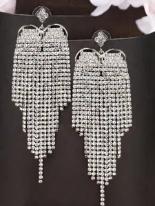 OOMPH Heart Shaped Drop Earrings