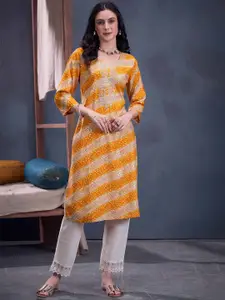 Anouk Women Bandhani Printed Kurta