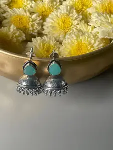 Niska Artificial Stones Studded Contemporary Jhumkas