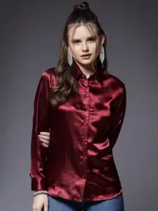 BEING NAUGHTY Women Comfort Opaque Party Shirt